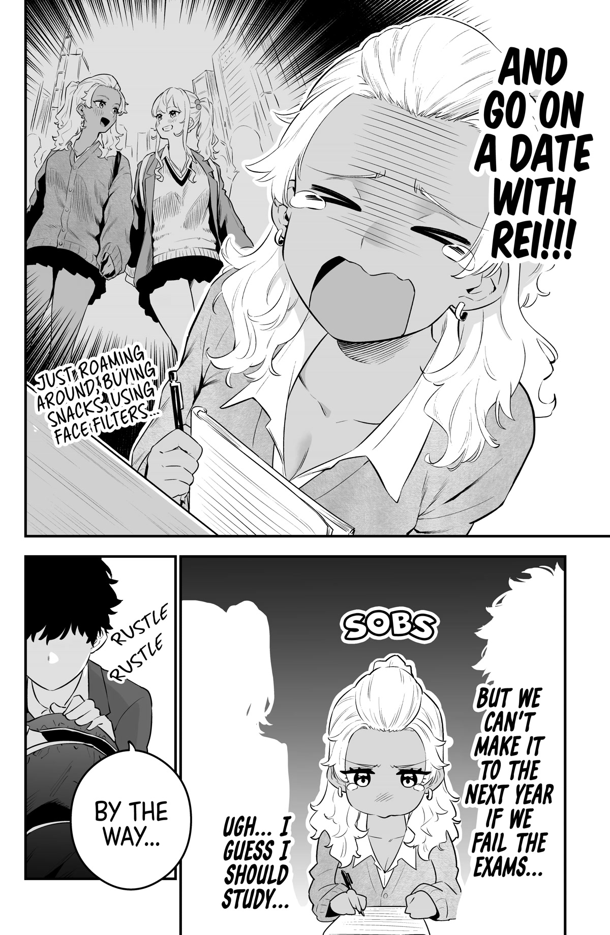Temptation of Shiro Gal & Kuro Gal Chapter 17 page 2 - Chapter 17: Studying