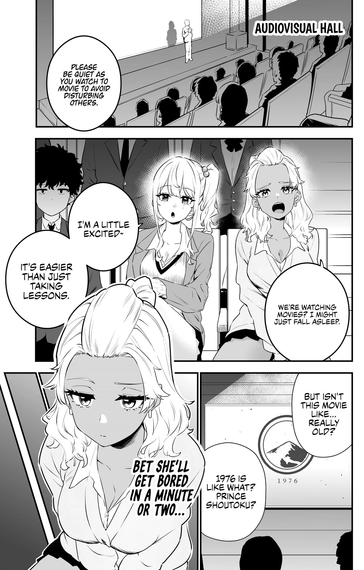 Temptation of Shiro Gal & Kuro Gal Chapter 23 page 1 - Chapter 23: Movies