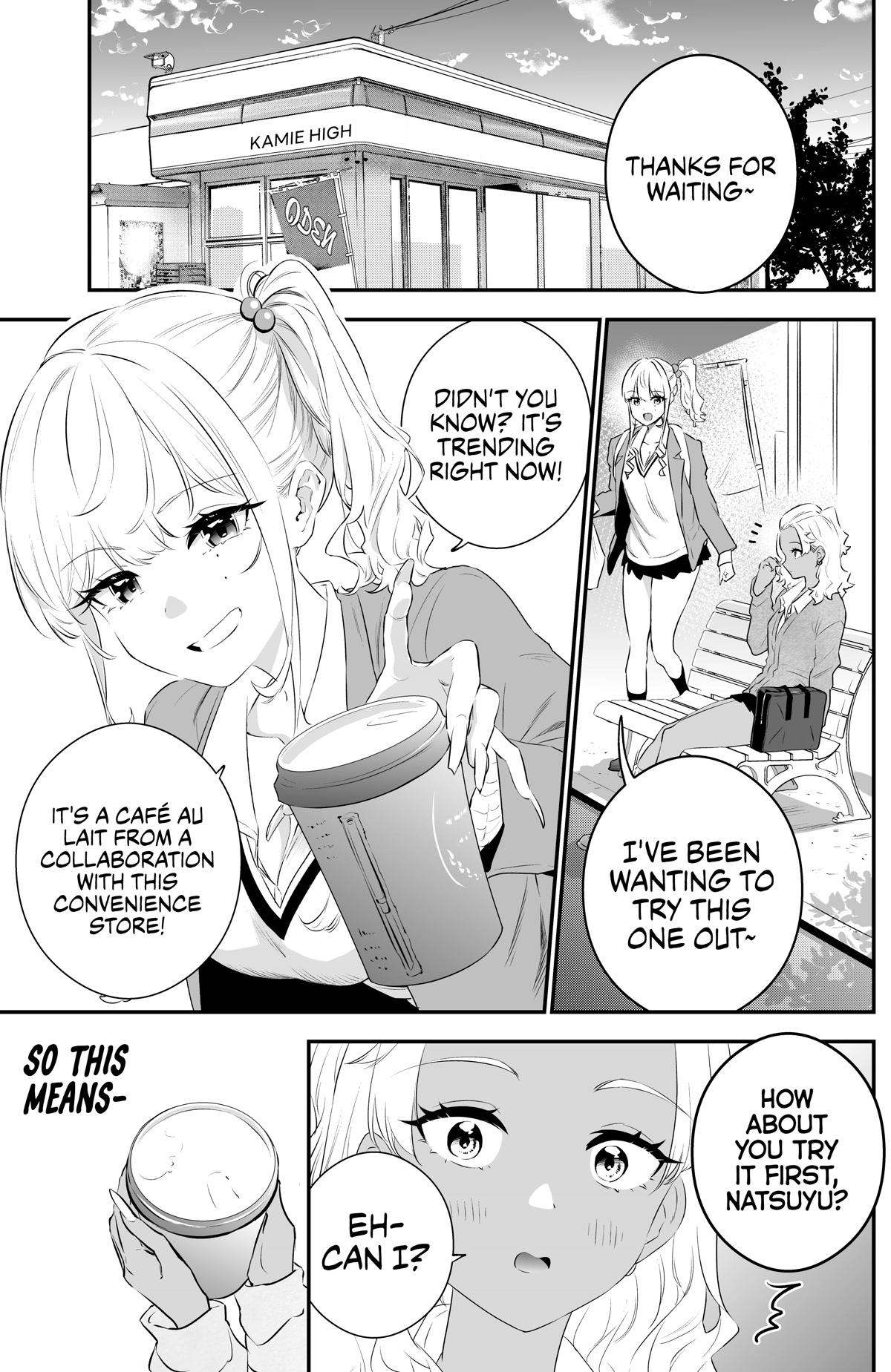 Temptation of Shiro Gal & Kuro Gal Chapter 28 page 1 - Chapter 28: A Drink