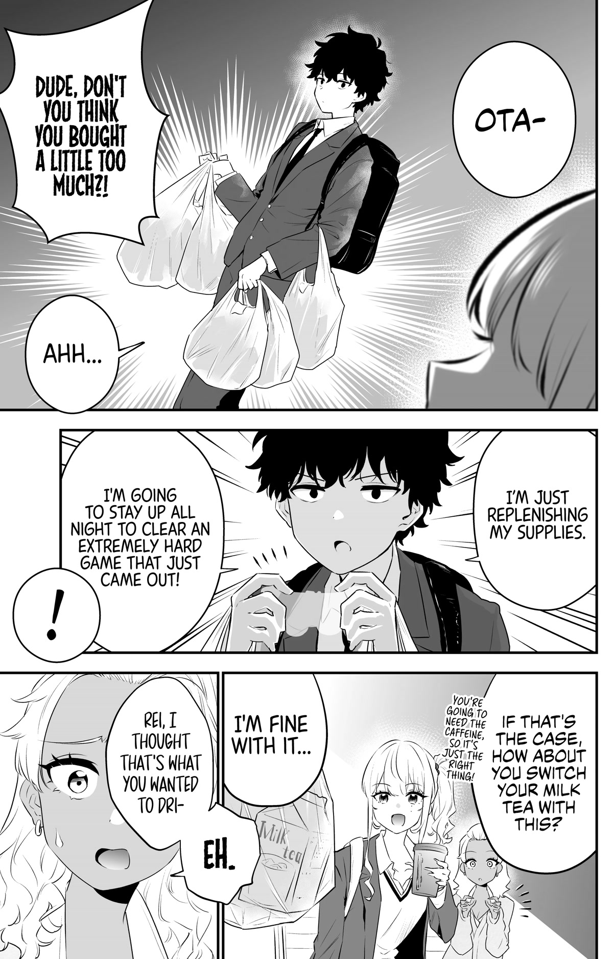 Temptation of Shiro Gal & Kuro Gal Chapter 28 page 3 - Chapter 28: A Drink