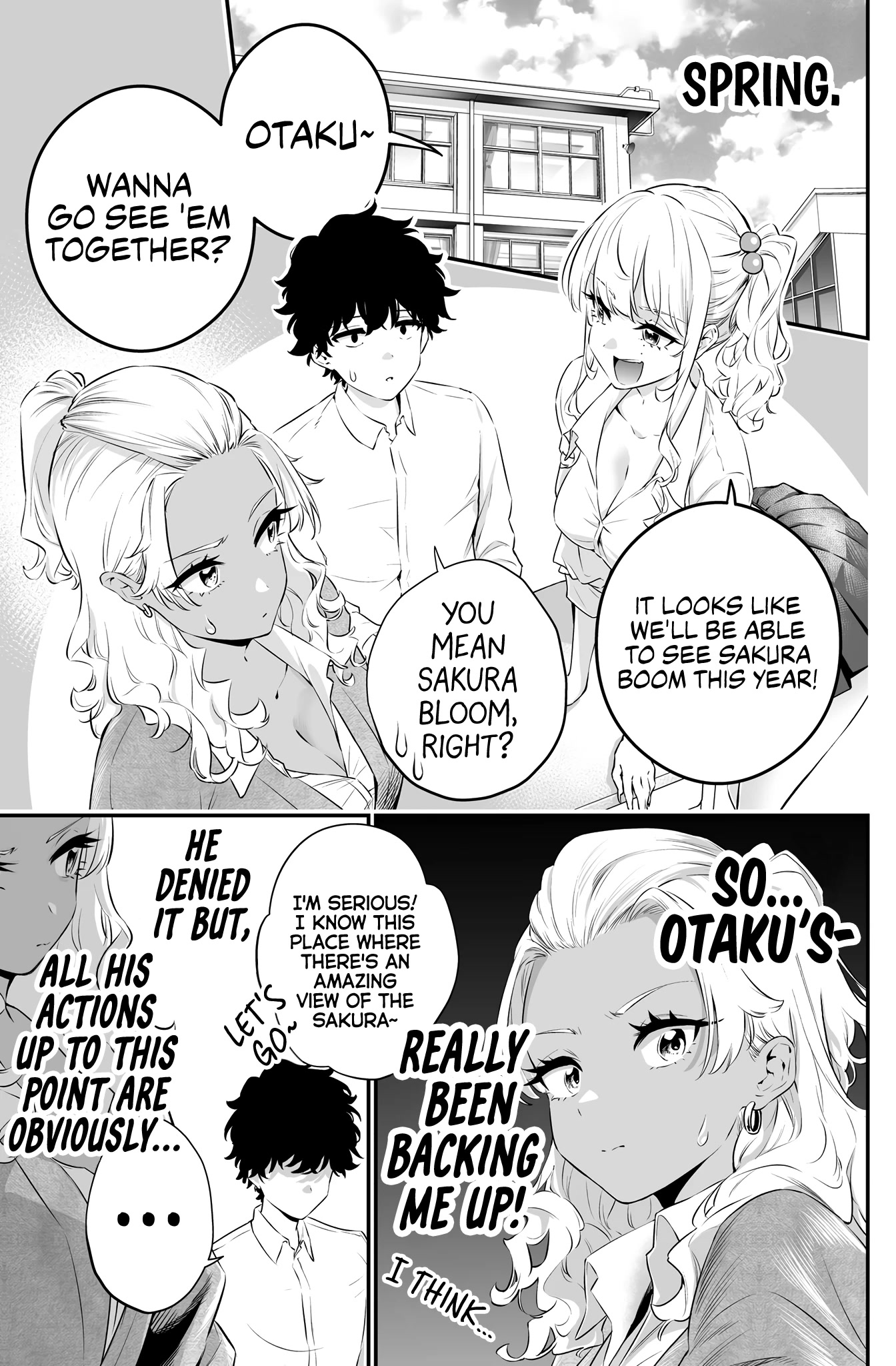 Temptation of Shiro Gal & Kuro Gal Chapter 36 page 1 - Chapter 36: Watching Sakura [END]