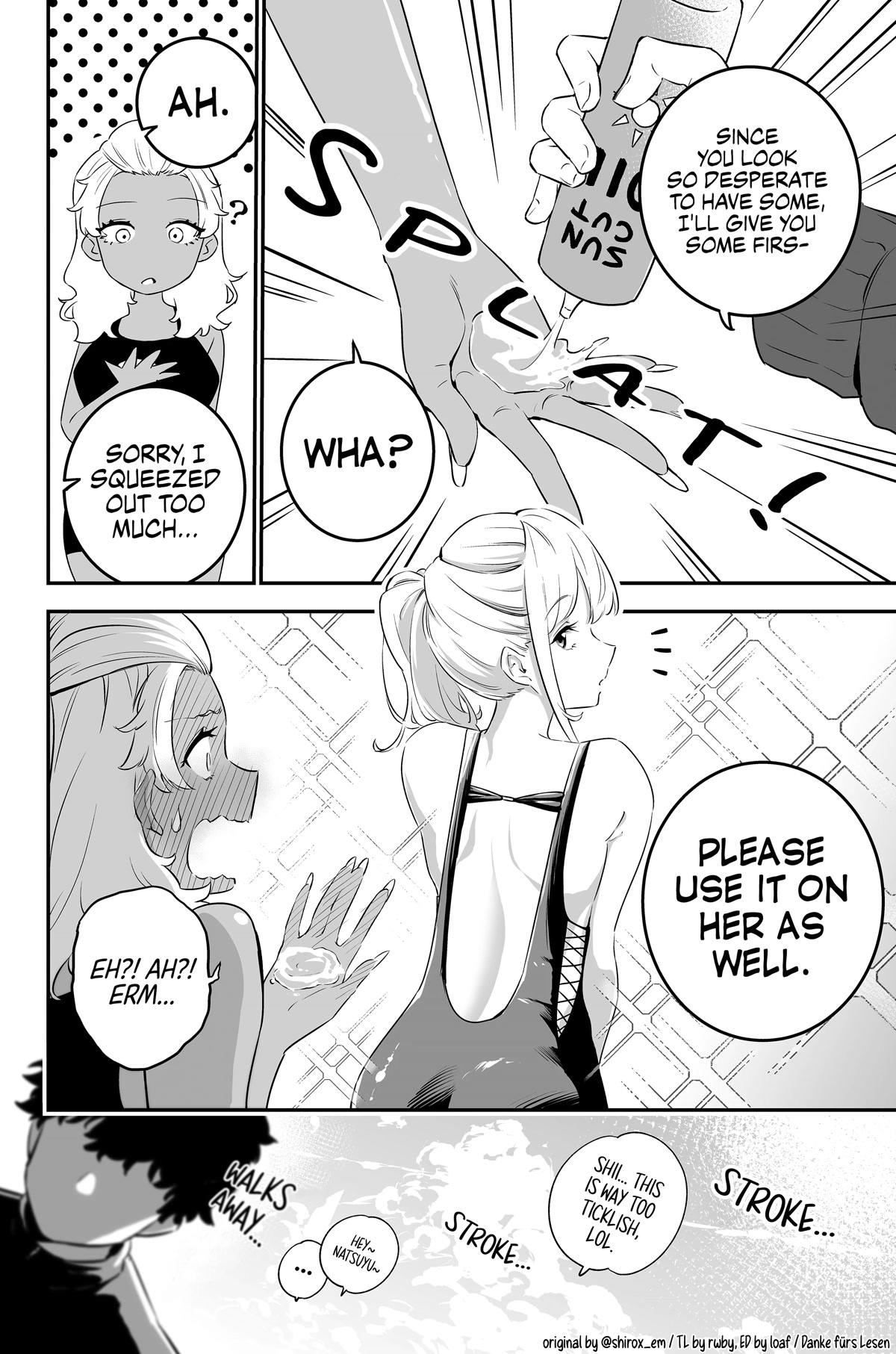 Temptation of Shiro Gal & Kuro Gal Chapter 6 page 4 - Chapter 6: Playing with Water