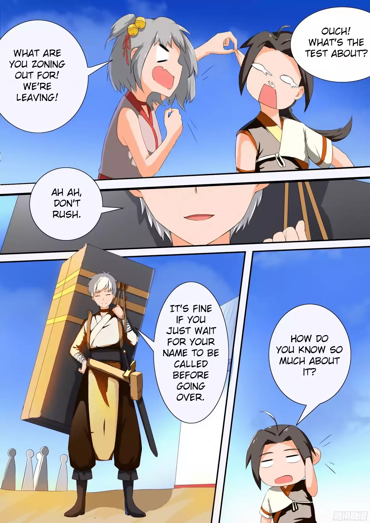 Ten Thousand Paths to Becoming a God Chapter 10 page 8 - Chapter 10: Ringing the Golden Pillar