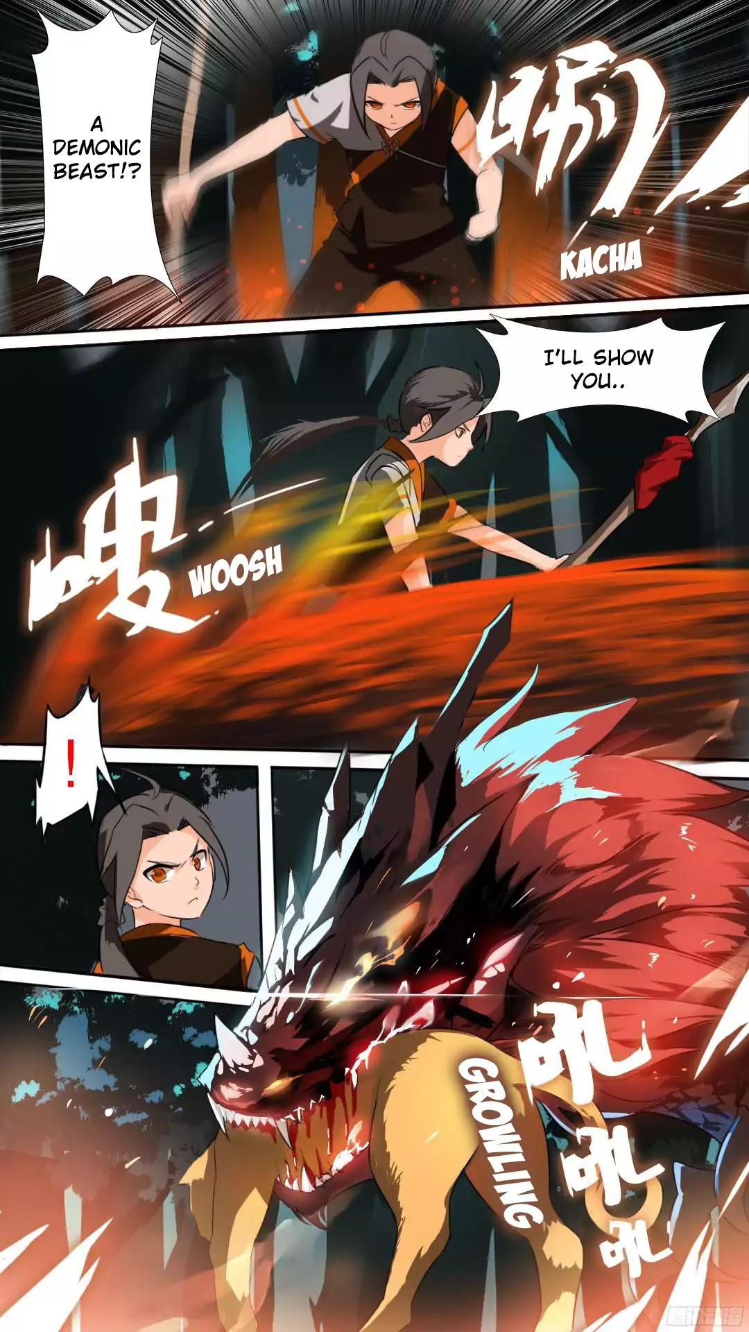 Ten Thousand Paths to Becoming a God Chapter 3 page 4 - Chapter 3: Flame Serpent