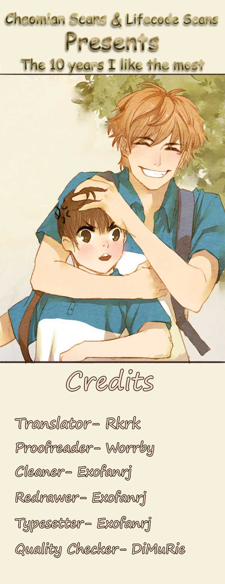 Ten Years Love You Chapter 11 page 1 - Chapter 11: If I Could Turn Back Time, I Never Would Have Let You Go.