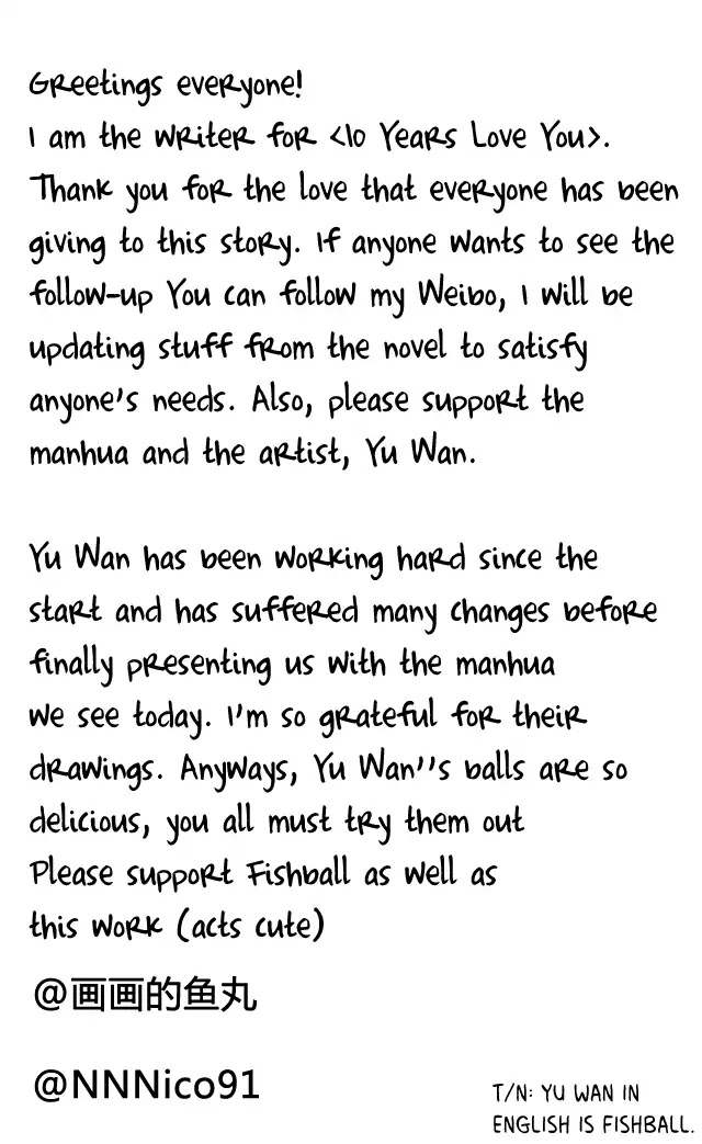 Ten Years Love You Chapter 3 page 16 - Chapter 3: You Are My Homework