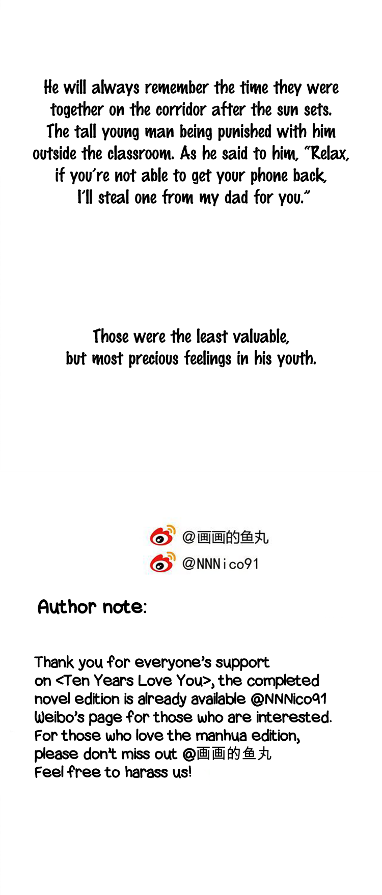 Ten Years Love You Chapter 7 page 18 - Chapter 7: I believe in you, from today onwards.