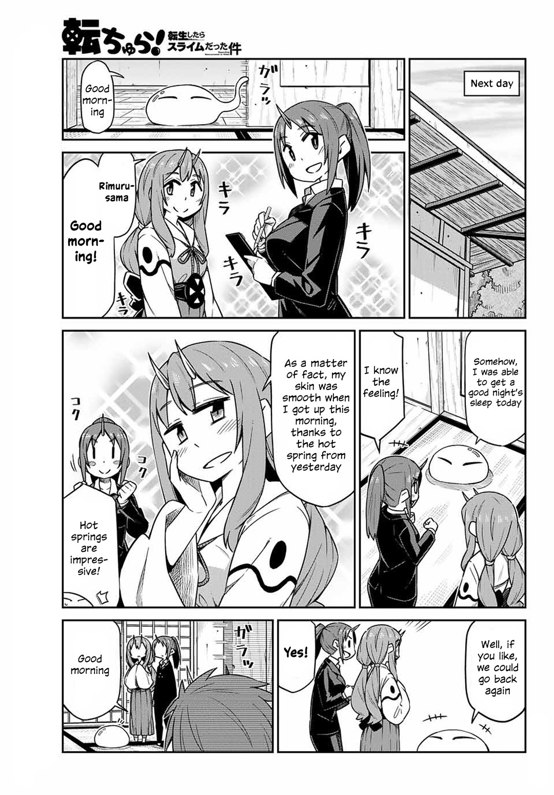 Tenchura! Tensei Shitara Slime Datta Ken Chapter 10 page 15 - Chapter 10: Enchanting Hot Spring Visit
