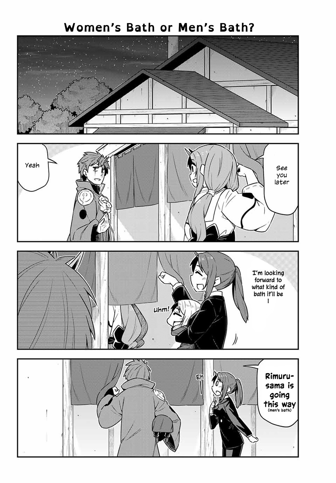 Tenchura! Tensei Shitara Slime Datta Ken Chapter 10 page 4 - Chapter 10: Enchanting Hot Spring Visit