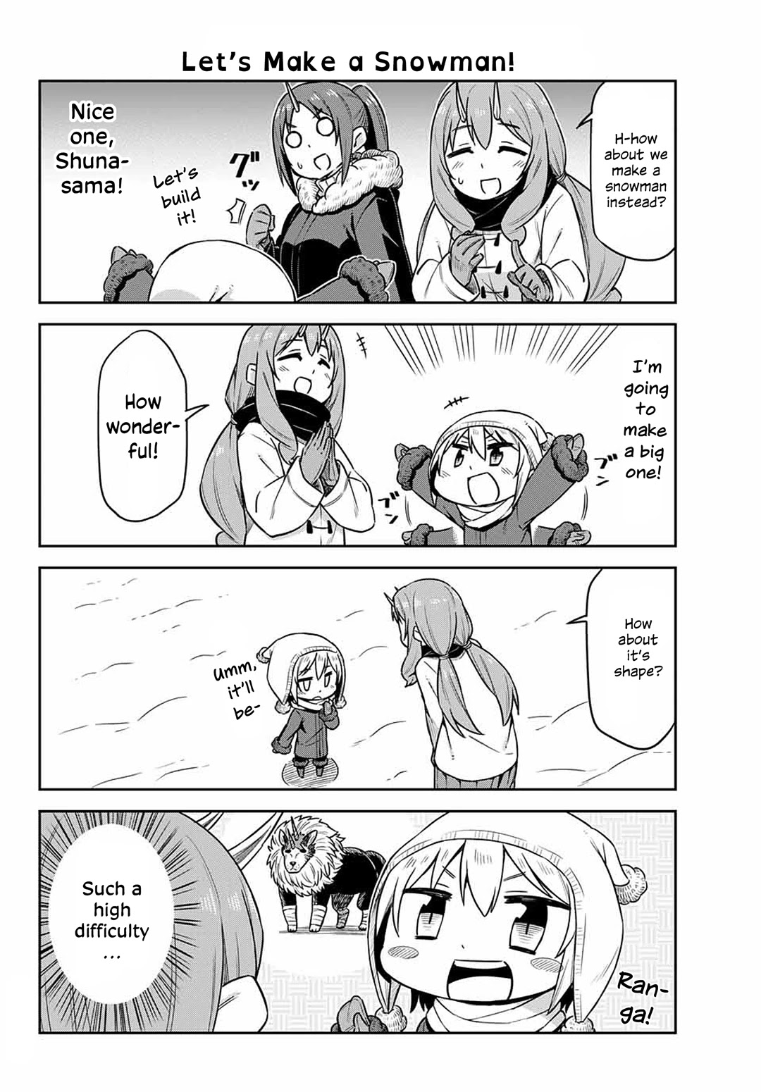 Tenchura! Tensei Shitara Slime Datta Ken Chapter 12 page 10 - Chapter 12: Danger Lurks in the Snowy Mountain