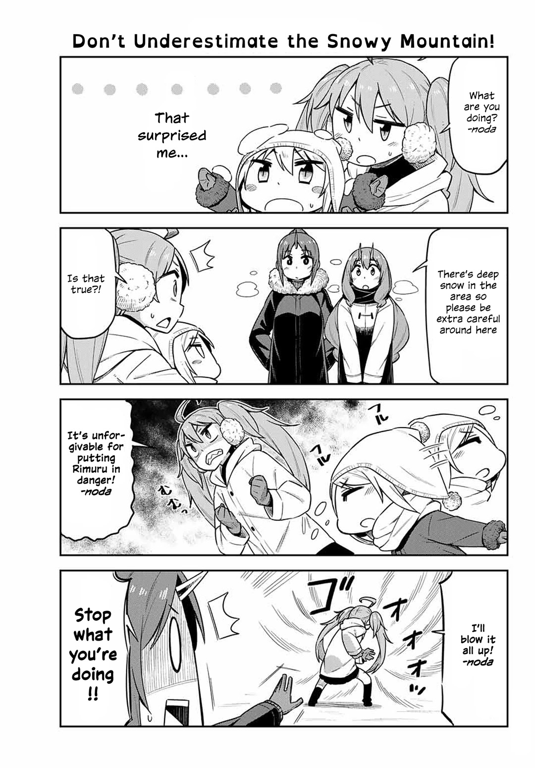 Tenchura! Tensei Shitara Slime Datta Ken Chapter 12 page 5 - Chapter 12: Danger Lurks in the Snowy Mountain