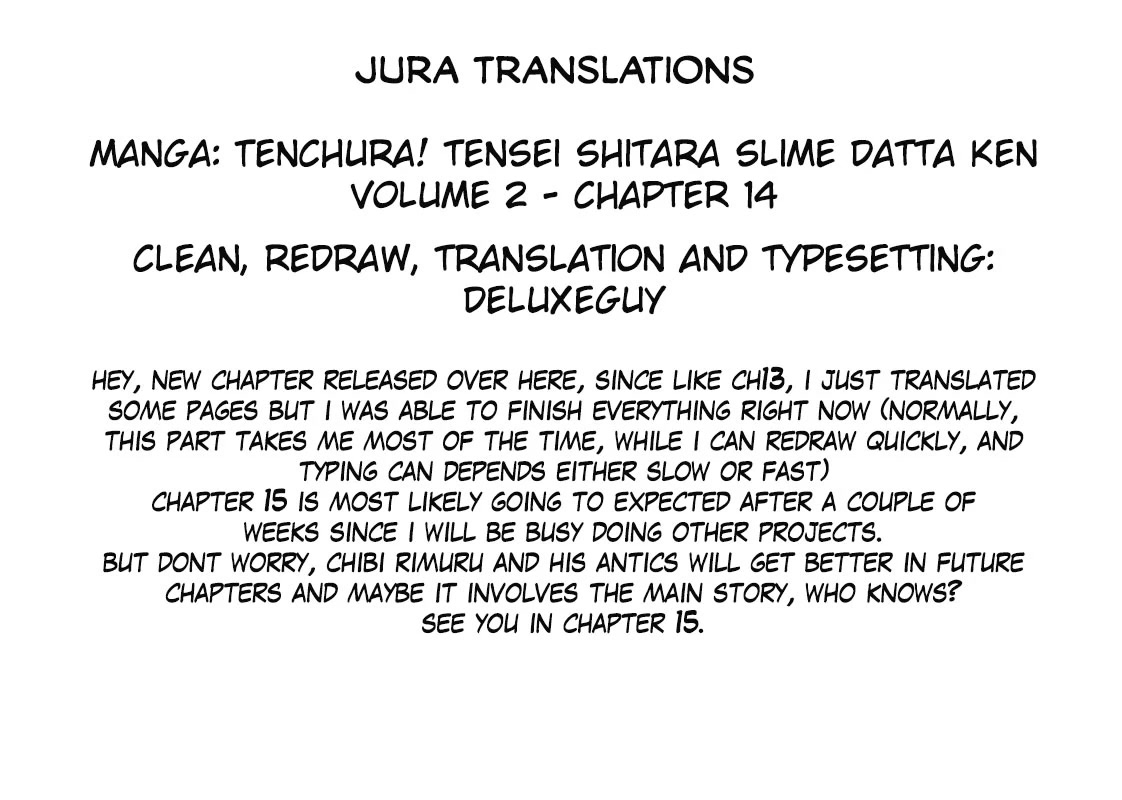 Tenchura! Tensei Shitara Slime Datta Ken Chapter 14 page 18 - Chapter 14: Get well soon!