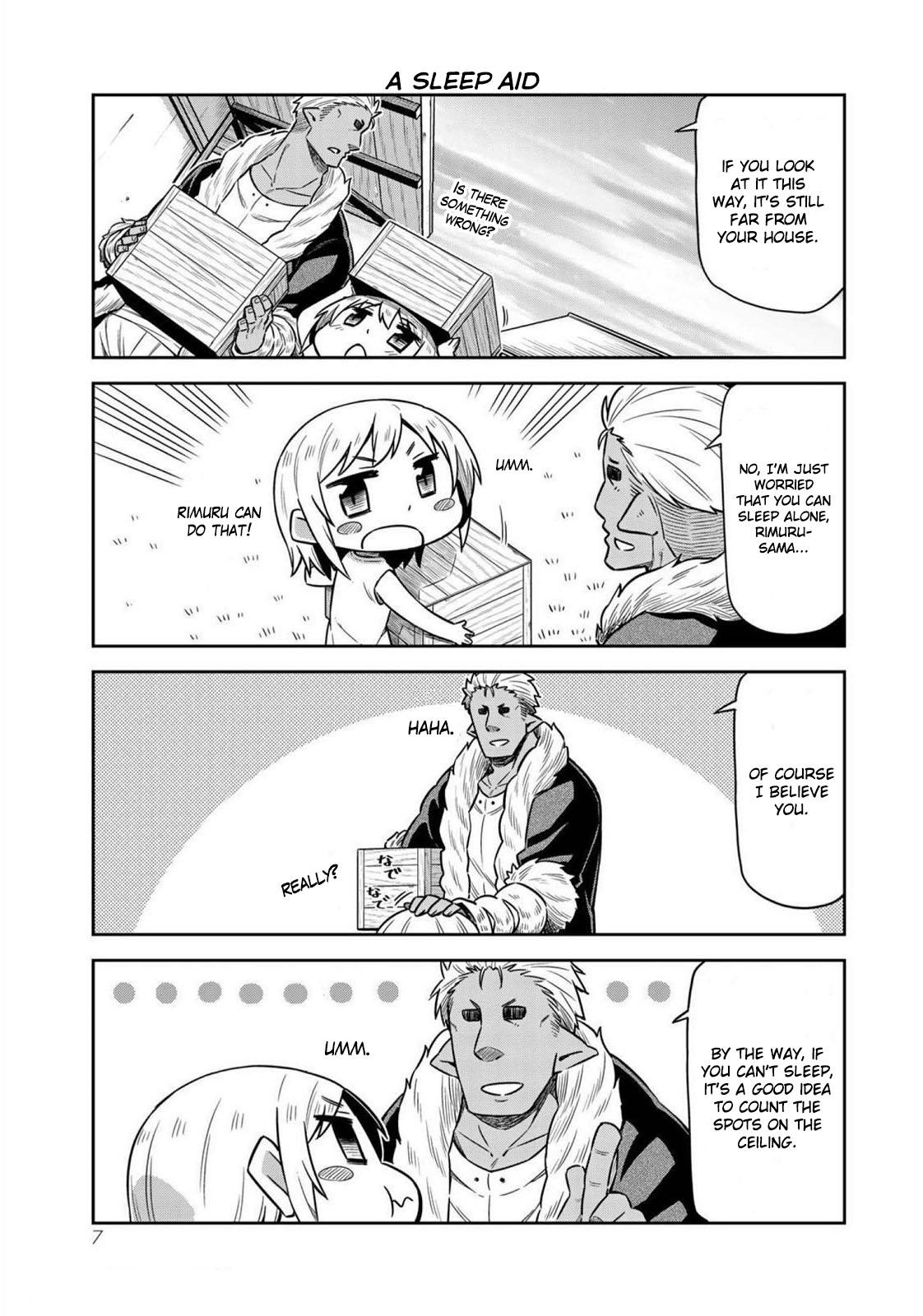 Tenchura! Tensei Shitara Slime Datta Ken Chapter 15 page 5 - Chapter 15: I can sleep alone!