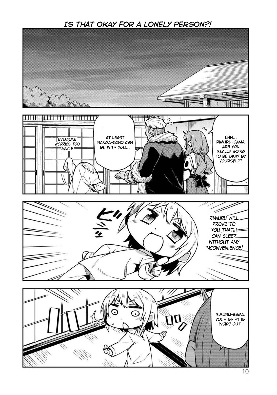 Tenchura! Tensei Shitara Slime Datta Ken Chapter 15 page 8 - Chapter 15: I can sleep alone!