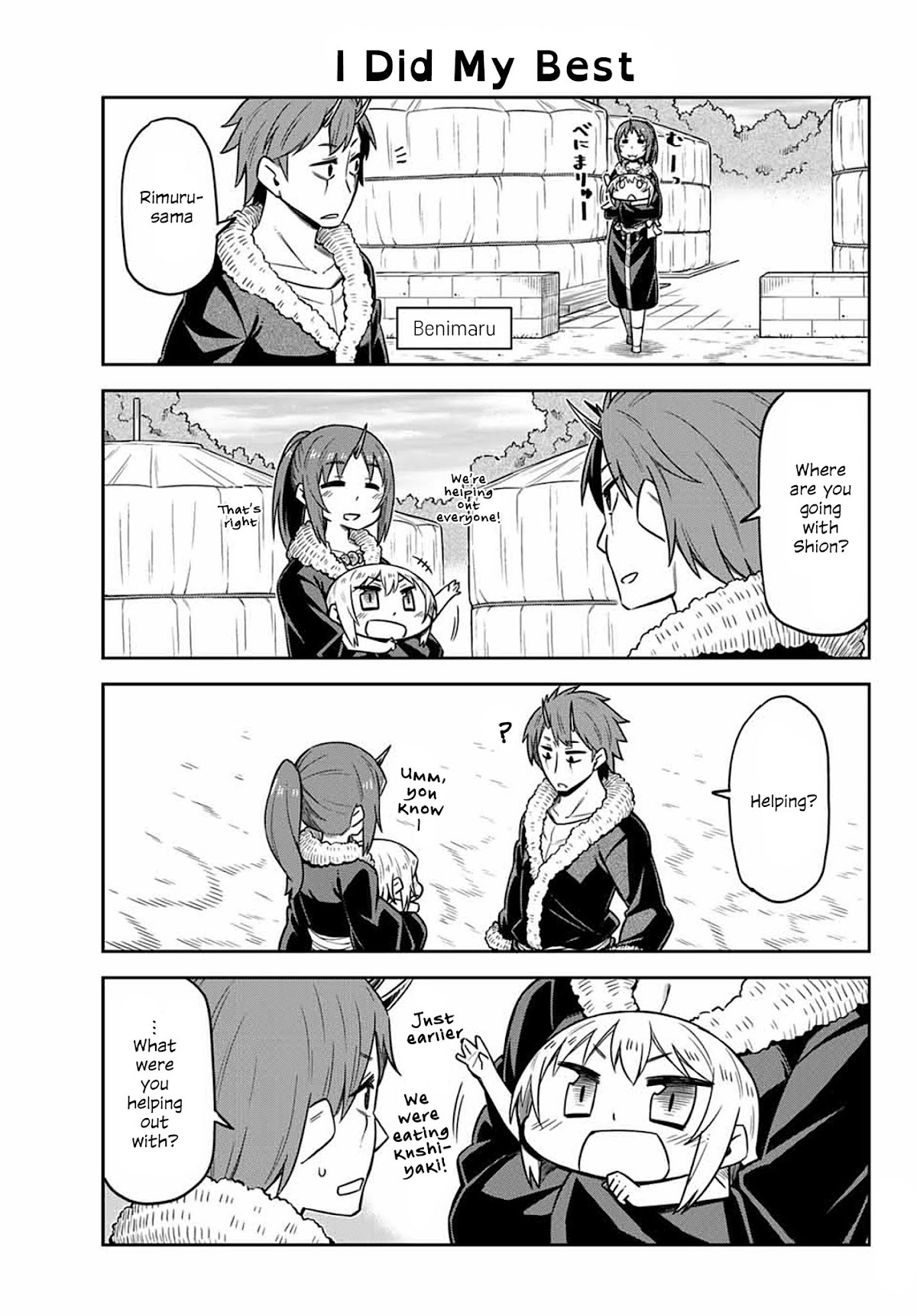 Tenchura! Tensei Shitara Slime Datta Ken Chapter 4 page 13 - Chapter 4: Helping Out, I Can Do It!