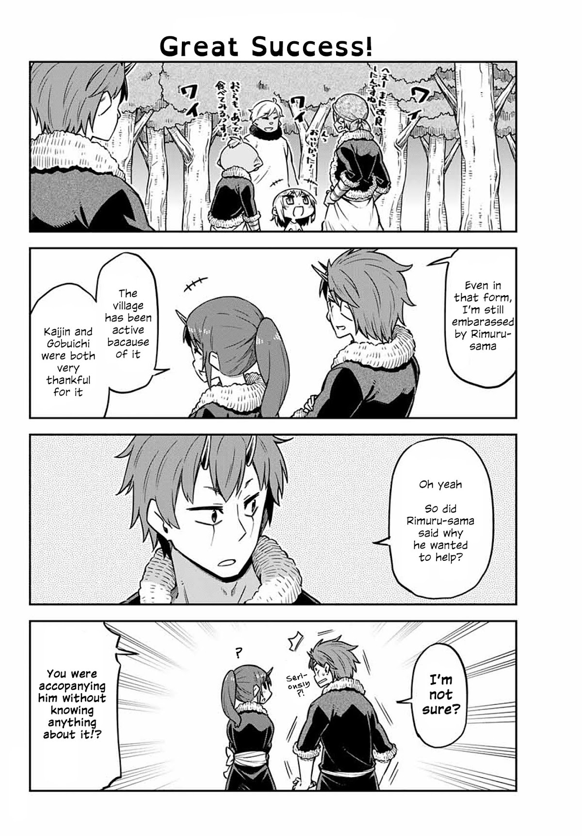 Tenchura! Tensei Shitara Slime Datta Ken Chapter 4 page 14 - Chapter 4: Helping Out, I Can Do It!