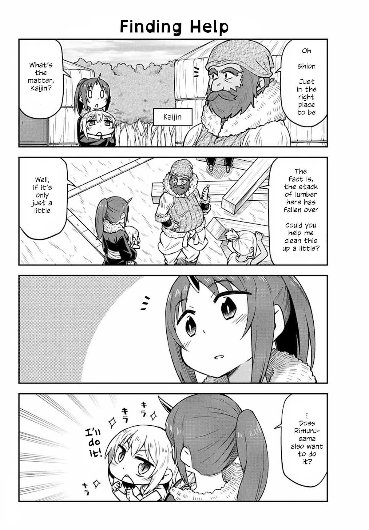 Tenchura! Tensei Shitara Slime Datta Ken Chapter 4 page 6 - Chapter 4: Helping Out, I Can Do It!
