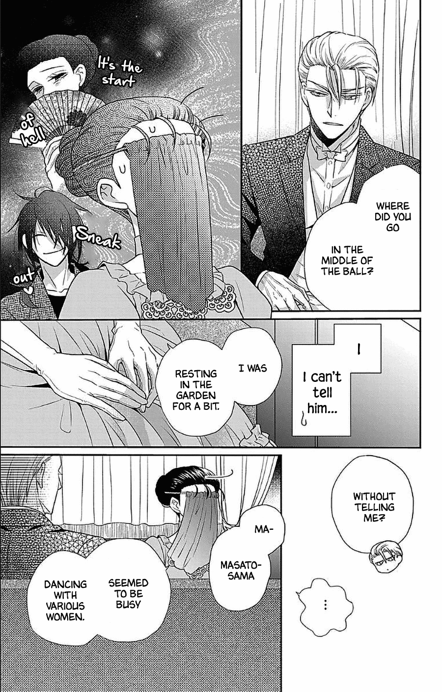 Tendou-ke Monogatari Chapter 47 page 22 - Chapter 47: On the night of the ball