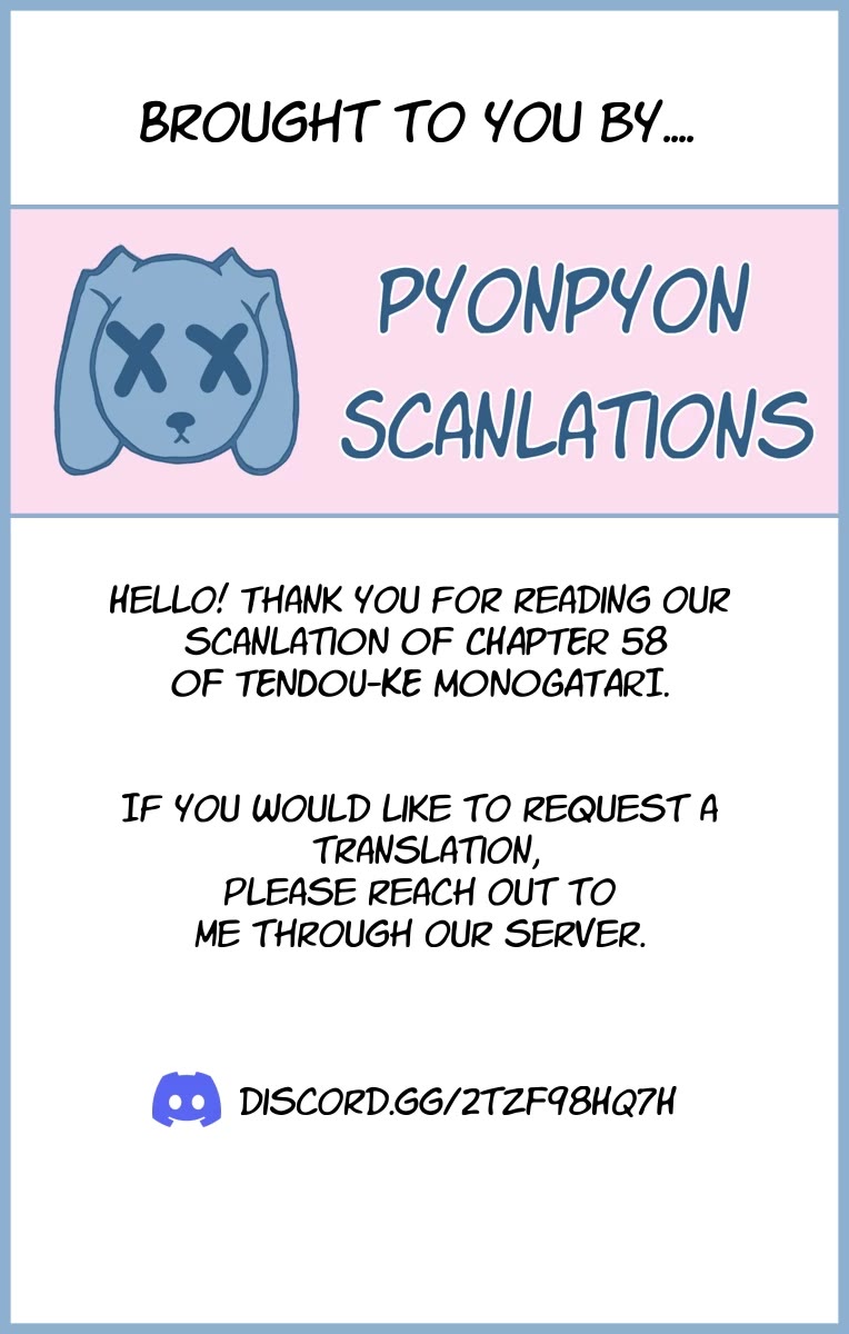 Tendou-ke Monogatari Chapter 58 page 29 - Chapter 58: Farewell