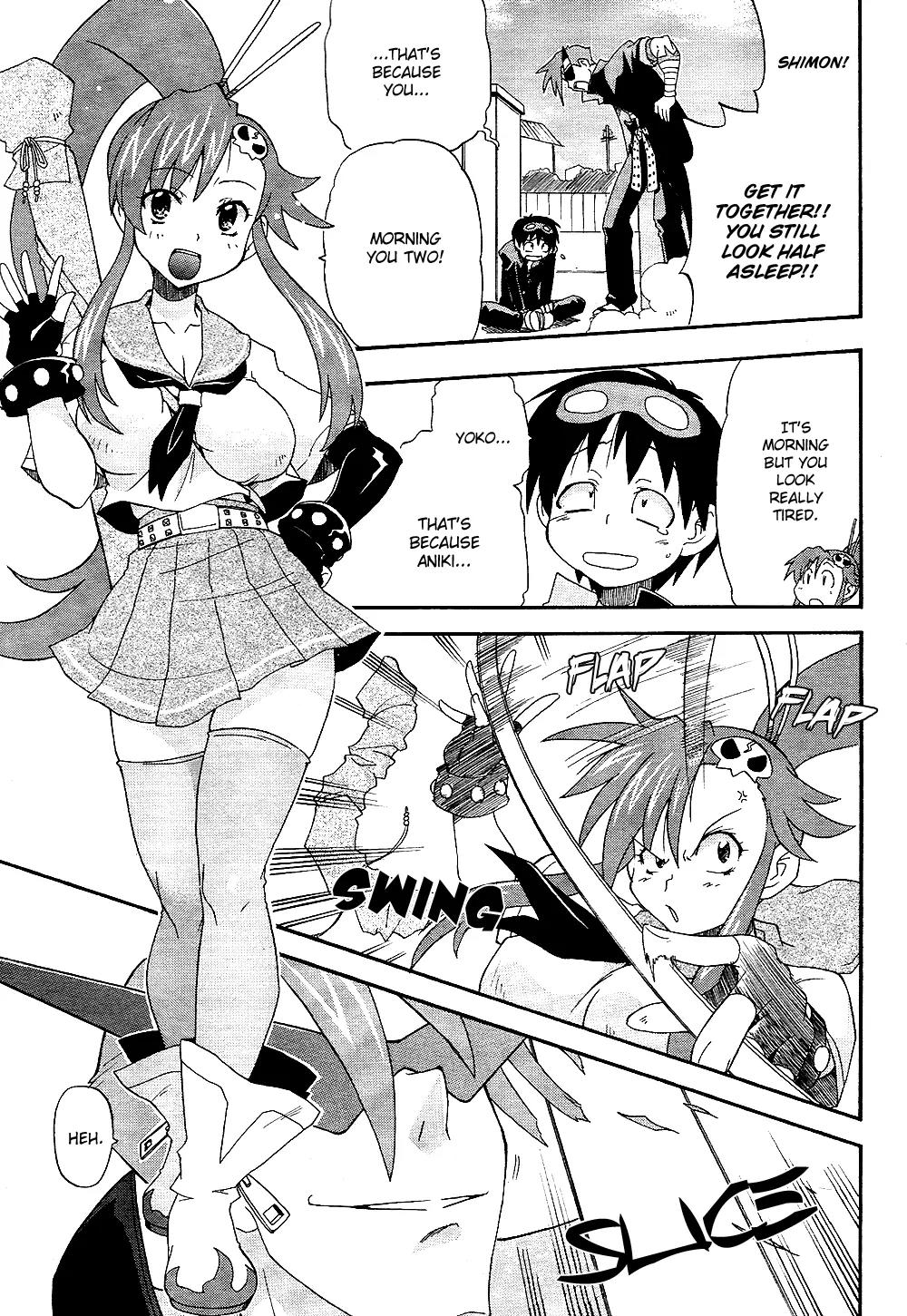 Tengen Toppa Gurren Lagann - Guren Gakuenhen Chapter 1 page 9 - Chapter 1: Episode 1 - Everyone Get Together At School