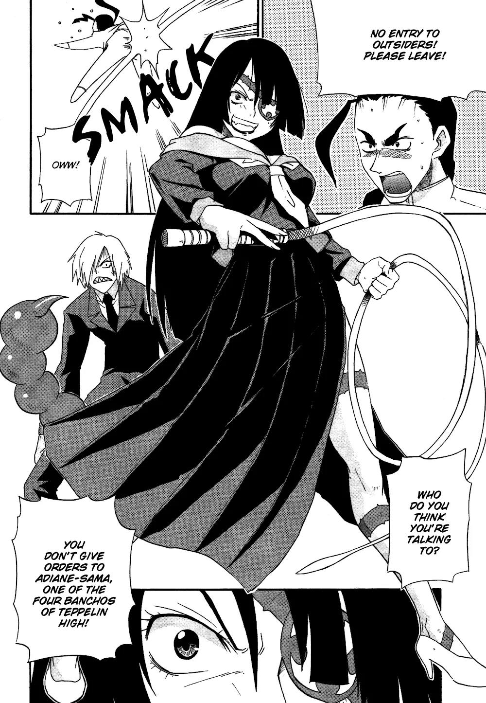 Tengen Toppa Gurren Lagann - Guren Gakuenhen Chapter 3 page 11 - Chapter 3: Episode 3 - Just Who Do You Think I Am!