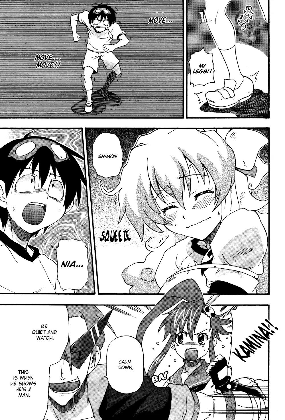 Tengen Toppa Gurren Lagann - Guren Gakuenhen Chapter 3 page 14 - Chapter 3: Episode 3 - Just Who Do You Think I Am!