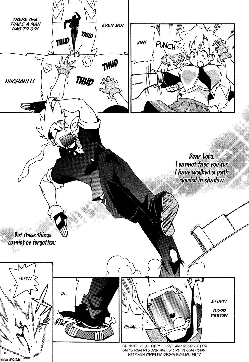 Tengen Toppa Gurren Lagann - Guren Gakuenhen Chapter 5 page 10 - Chapter 5: Episode 5 - Good Day, Ignorant Masses