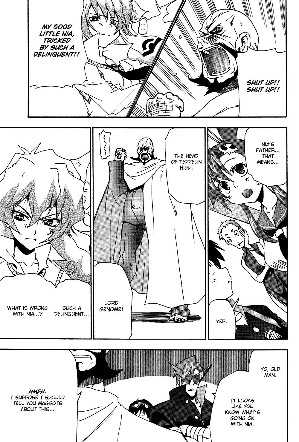 Tengen Toppa Gurren Lagann - Guren Gakuenhen Chapter 5 page 18 - Chapter 5: Episode 5 - Good Day, Ignorant Masses