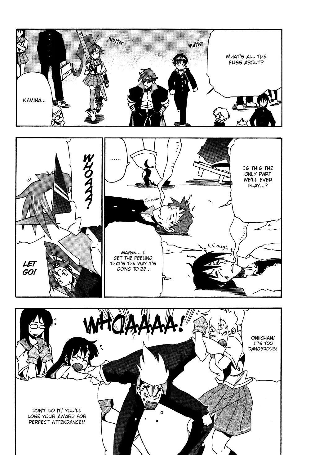 Tengen Toppa Gurren Lagann - Guren Gakuenhen Chapter 5 page 9 - Chapter 5: Episode 5 - Good Day, Ignorant Masses