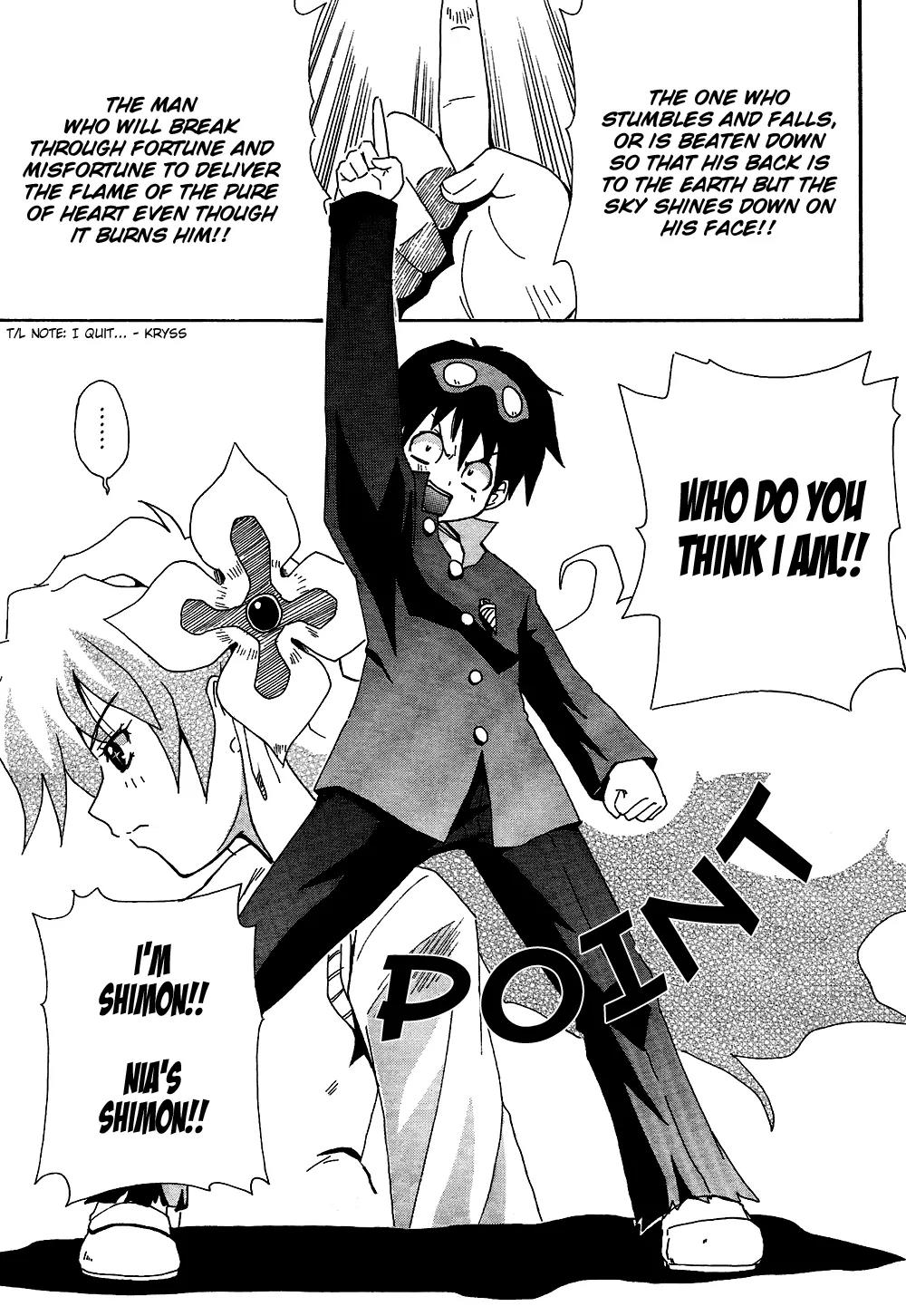 Tengen Toppa Gurren Lagann - Guren Gakuenhen Chapter 6 page 9 - Chapter 6: Final Episode - That's The End and It's All Good!! [End]
