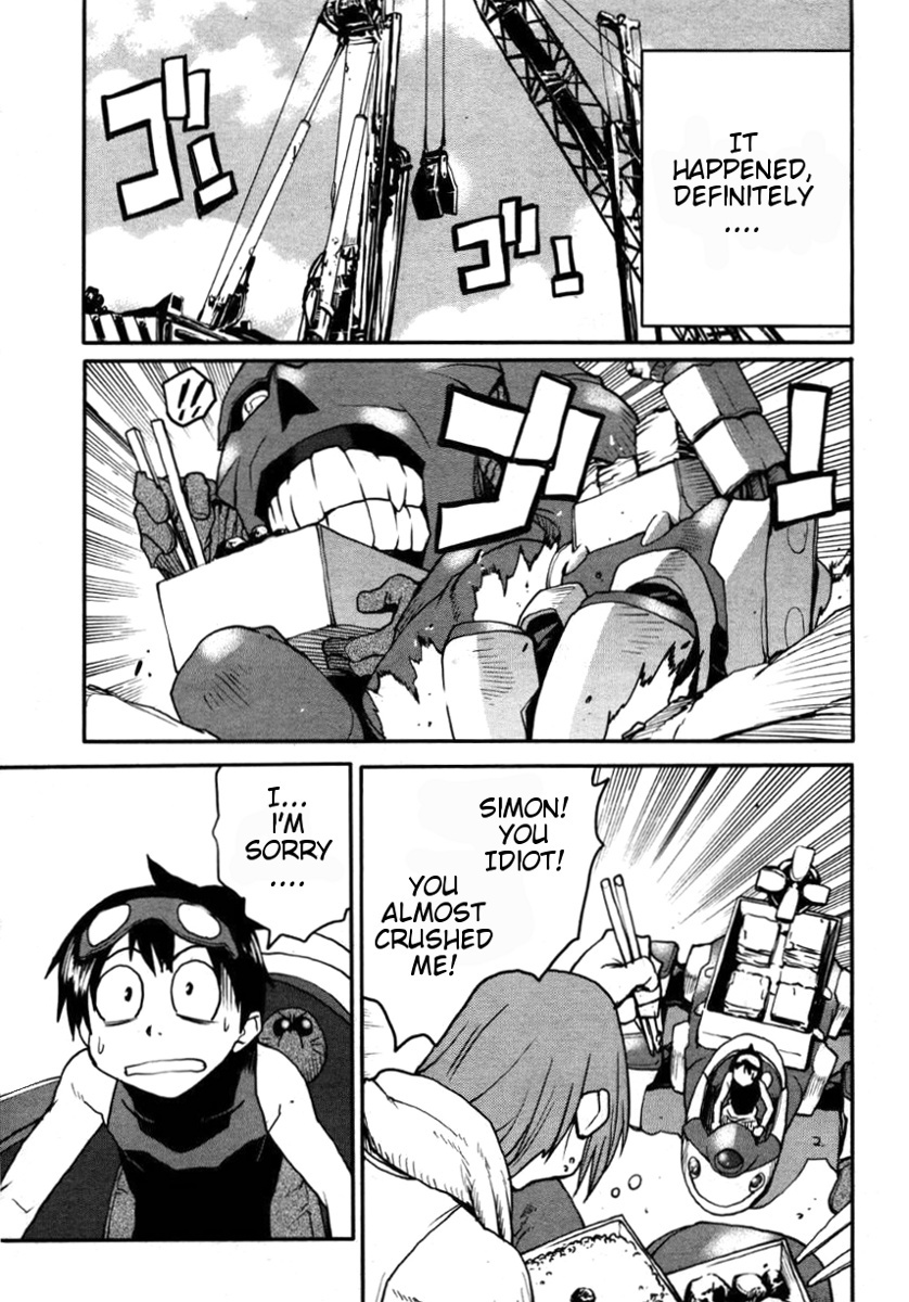 Tengen Toppa Gurren Lagann - Rasen Shounentan Chapter 1 page 3 - Chapter 1: The Encounter