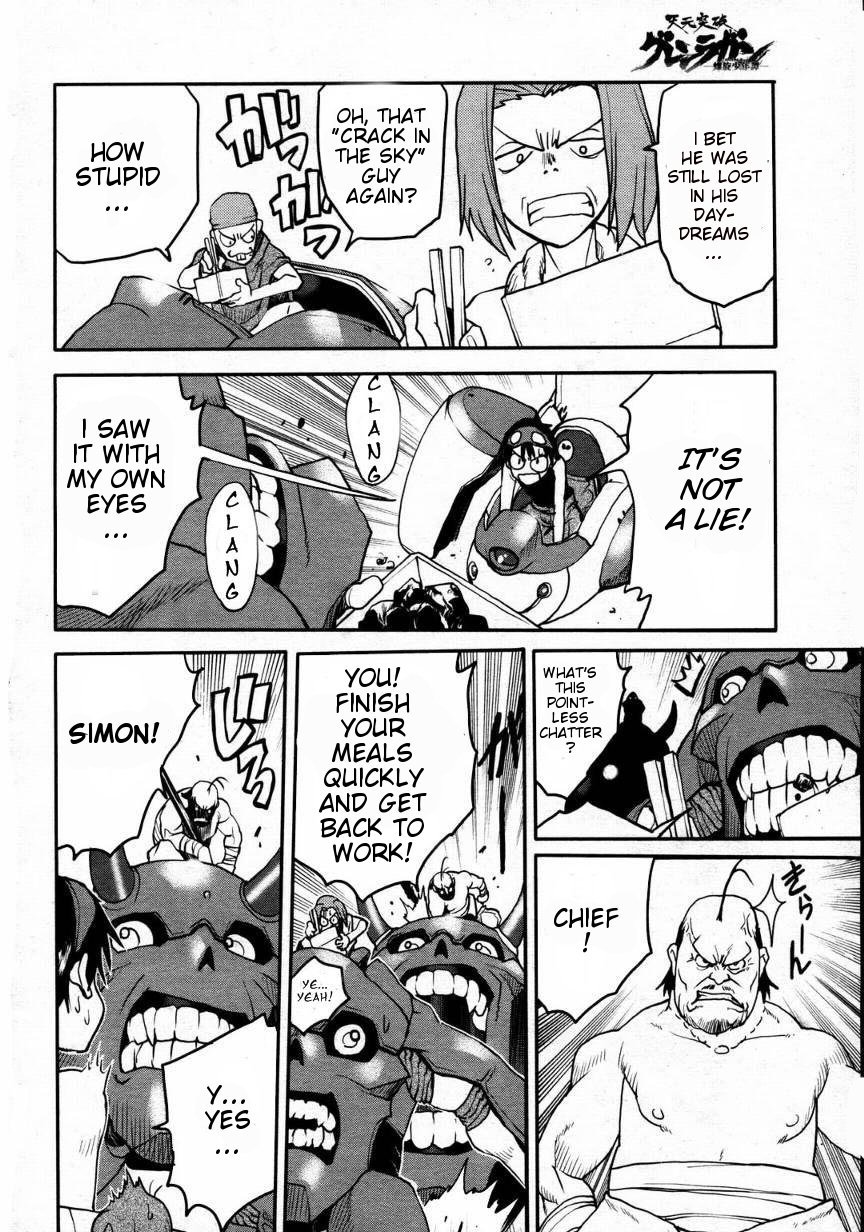 Tengen Toppa Gurren Lagann - Rasen Shounentan Chapter 1 page 4 - Chapter 1: The Encounter