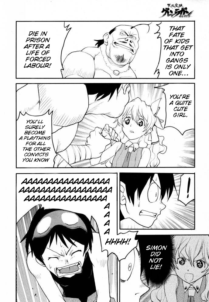 Tengen Toppa Gurren Lagann - Rasen Shounentan Chapter 2 page 12 - Chapter 2: Activation