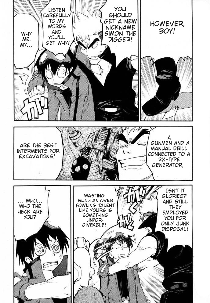 Tengen Toppa Gurren Lagann - Rasen Shounentan Chapter 2 page 26 - Chapter 2: Activation