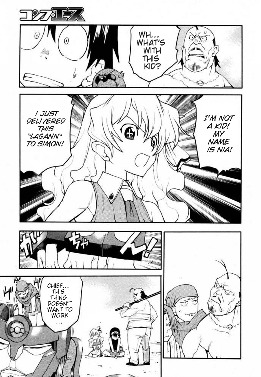 Tengen Toppa Gurren Lagann - Rasen Shounentan Chapter 2 page 9 - Chapter 2: Activation