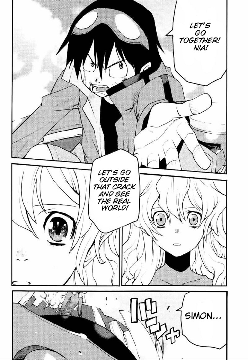 Tengen Toppa Gurren Lagann - Rasen Shounentan Chapter 5 page 19 - Chapter 5: Piercing the Heavens! [END]