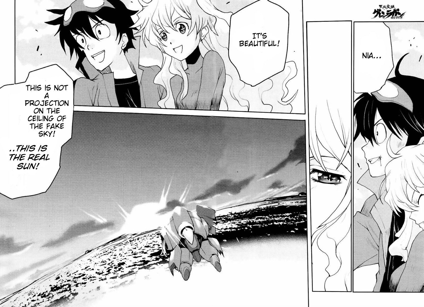 Tengen Toppa Gurren Lagann - Rasen Shounentan Chapter 5 page 27 - Chapter 5: Piercing the Heavens! [END]