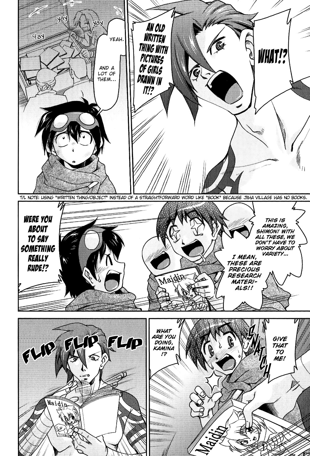 Tengen Toppa Gurren Lagann: Yoko no Obeso-hen Chapter 12 page 2 - Chapter 12: To Autumn, To Leaves, To Fields!!