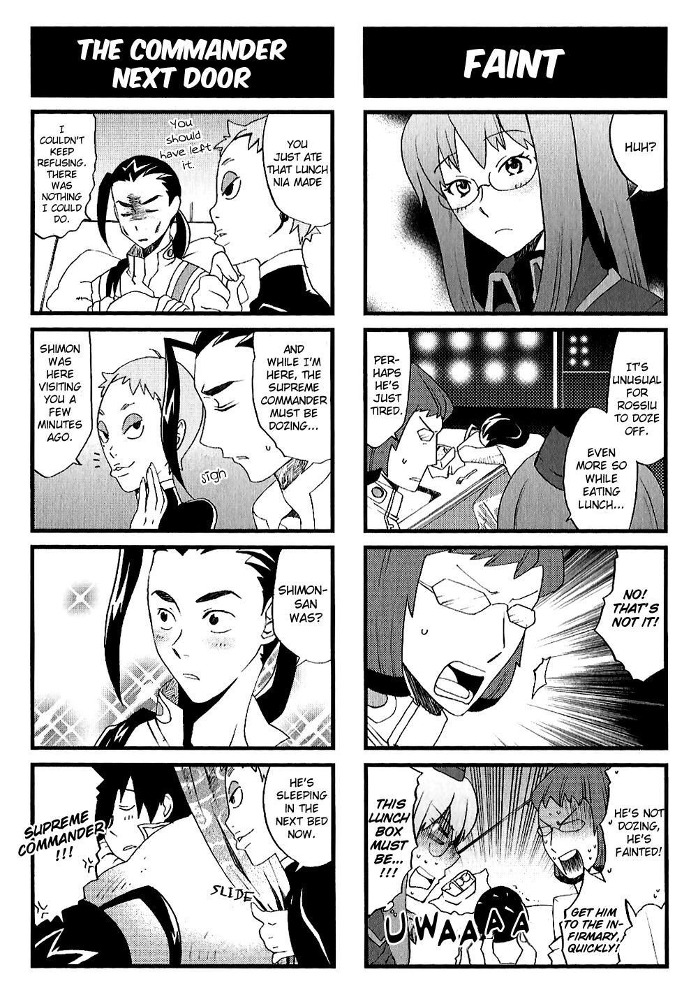 Tengen Toppa Gurren Lagann: Yoko no Obeso-hen Chapter 13 page 7 - Chapter 13: Today the Supreme Commander has another difficult day.