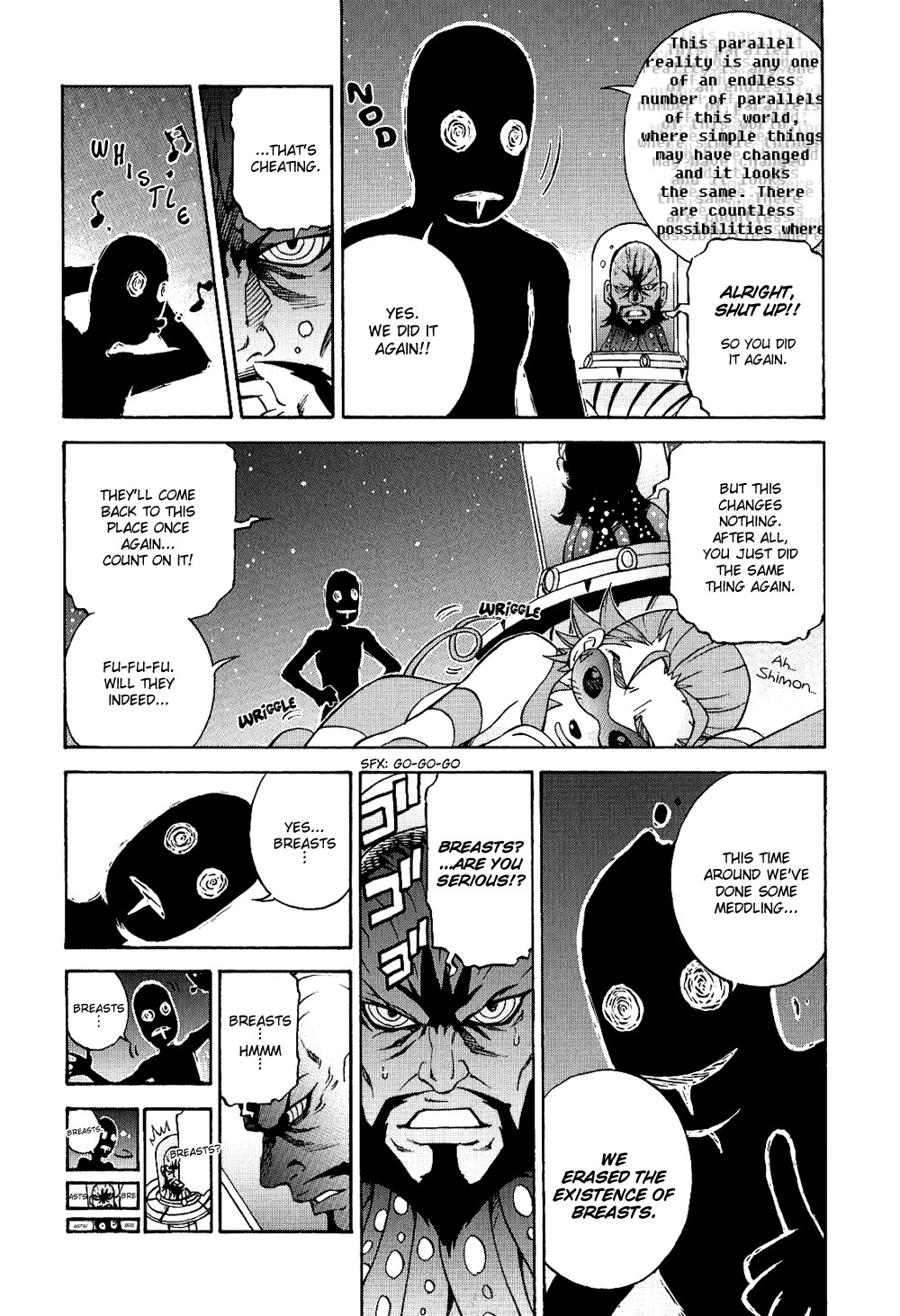 Tengen Toppa Gurren Lagann: Yoko no Obeso-hen Chapter 2 page 3 - Chapter 2: Breast Spiral
