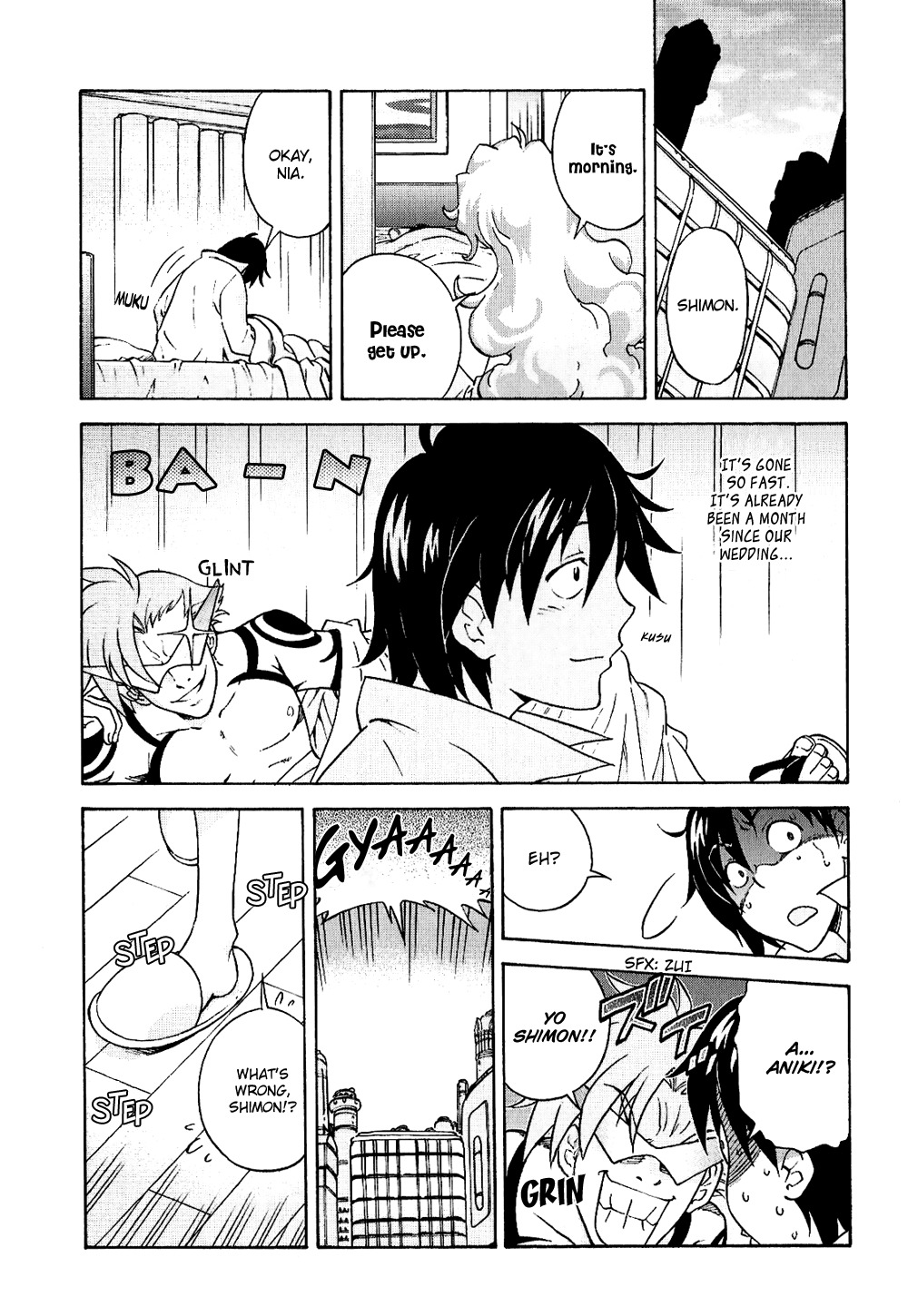 Tengen Toppa Gurren Lagann: Yoko no Obeso-hen Chapter 2 page 4 - Chapter 2: Breast Spiral