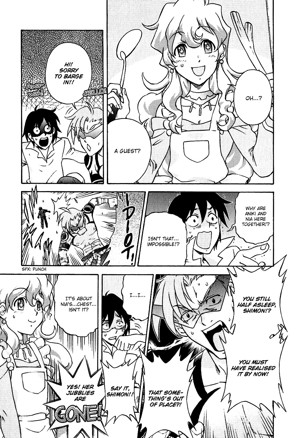 Tengen Toppa Gurren Lagann: Yoko no Obeso-hen Chapter 2 page 5 - Chapter 2: Breast Spiral