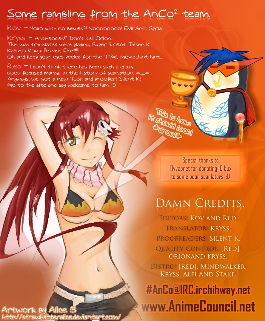Tengen Toppa Gurren Lagann: Yoko no Obeso-hen Chapter 2 page 9 - Chapter 2: Breast Spiral