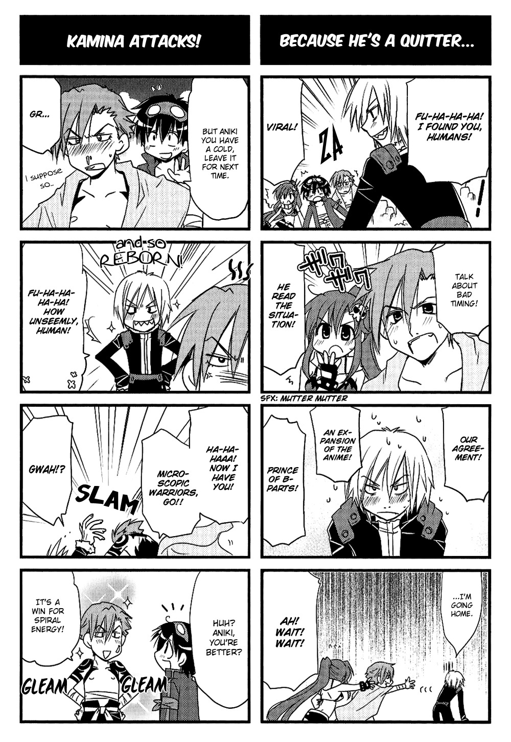 Tengen Toppa Gurren Lagann: Yoko no Obeso-hen Chapter 3 page 7 - Chapter 3: Kamina's Gold