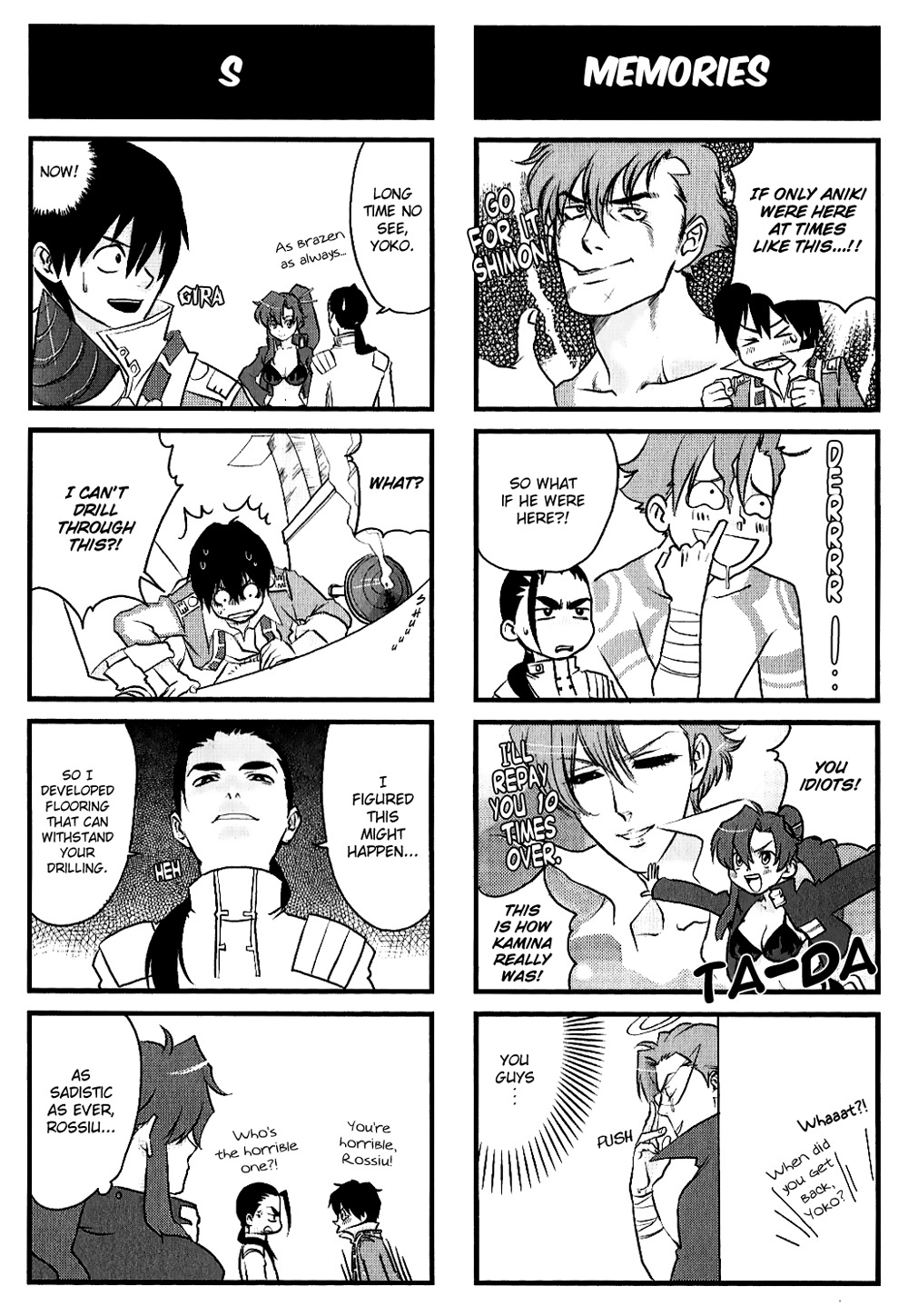 Tengen Toppa Gurren Lagann: Yoko no Obeso-hen Chapter 4 page 3 - Chapter 4: Rossiu the Bad Guy