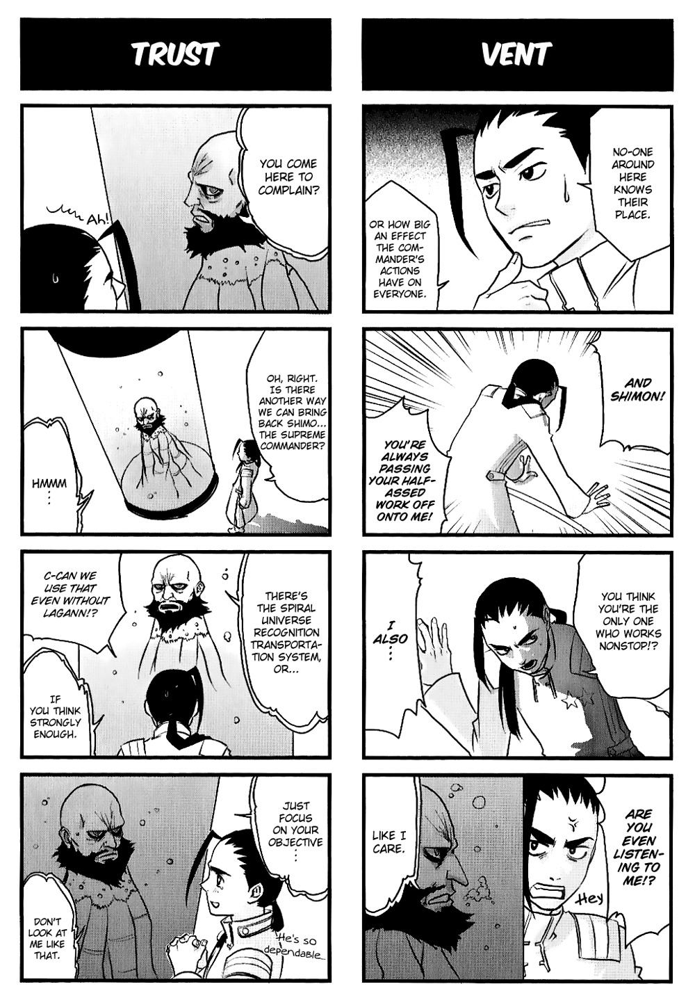 Tengen Toppa Gurren Lagann: Yoko no Obeso-hen Chapter 4 page 6 - Chapter 4: Rossiu the Bad Guy