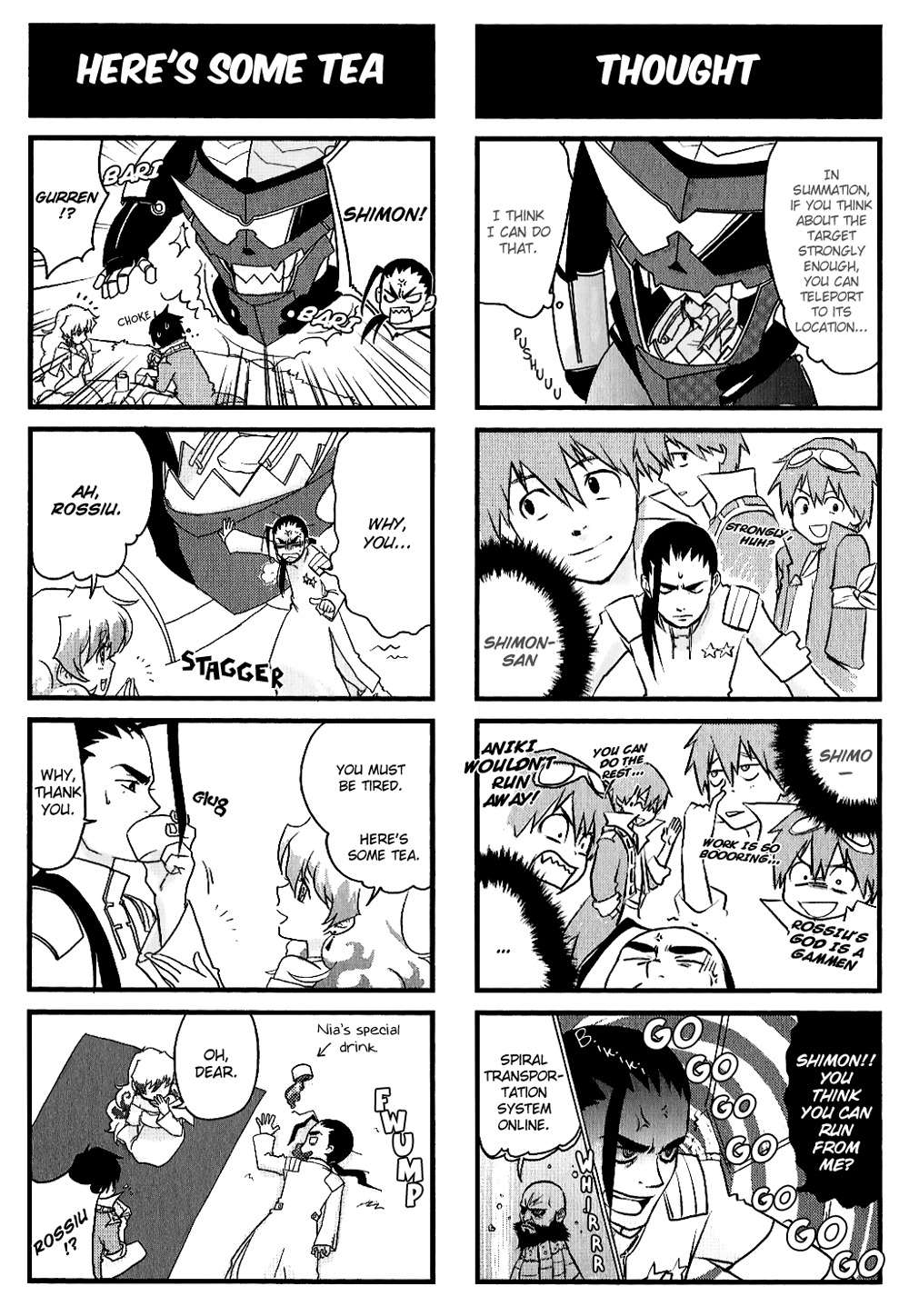 Tengen Toppa Gurren Lagann: Yoko no Obeso-hen Chapter 4 page 7 - Chapter 4: Rossiu the Bad Guy