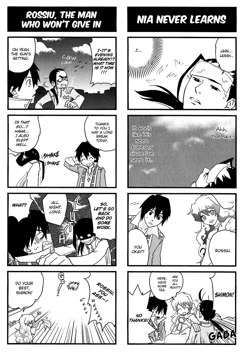 Tengen Toppa Gurren Lagann: Yoko no Obeso-hen Chapter 4 page 8 - Chapter 4: Rossiu the Bad Guy