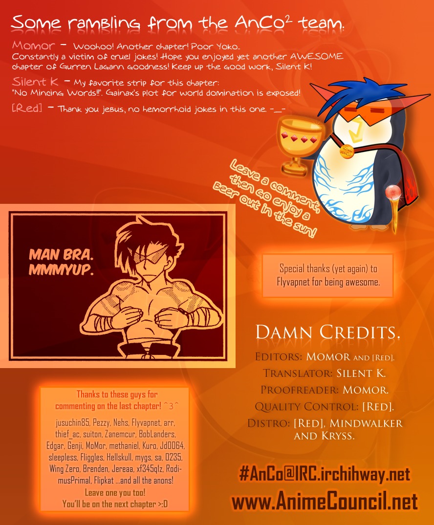Tengen Toppa Gurren Lagann: Yoko no Obeso-hen Chapter 5 page 10 - Chapter 5: Adolescent Days