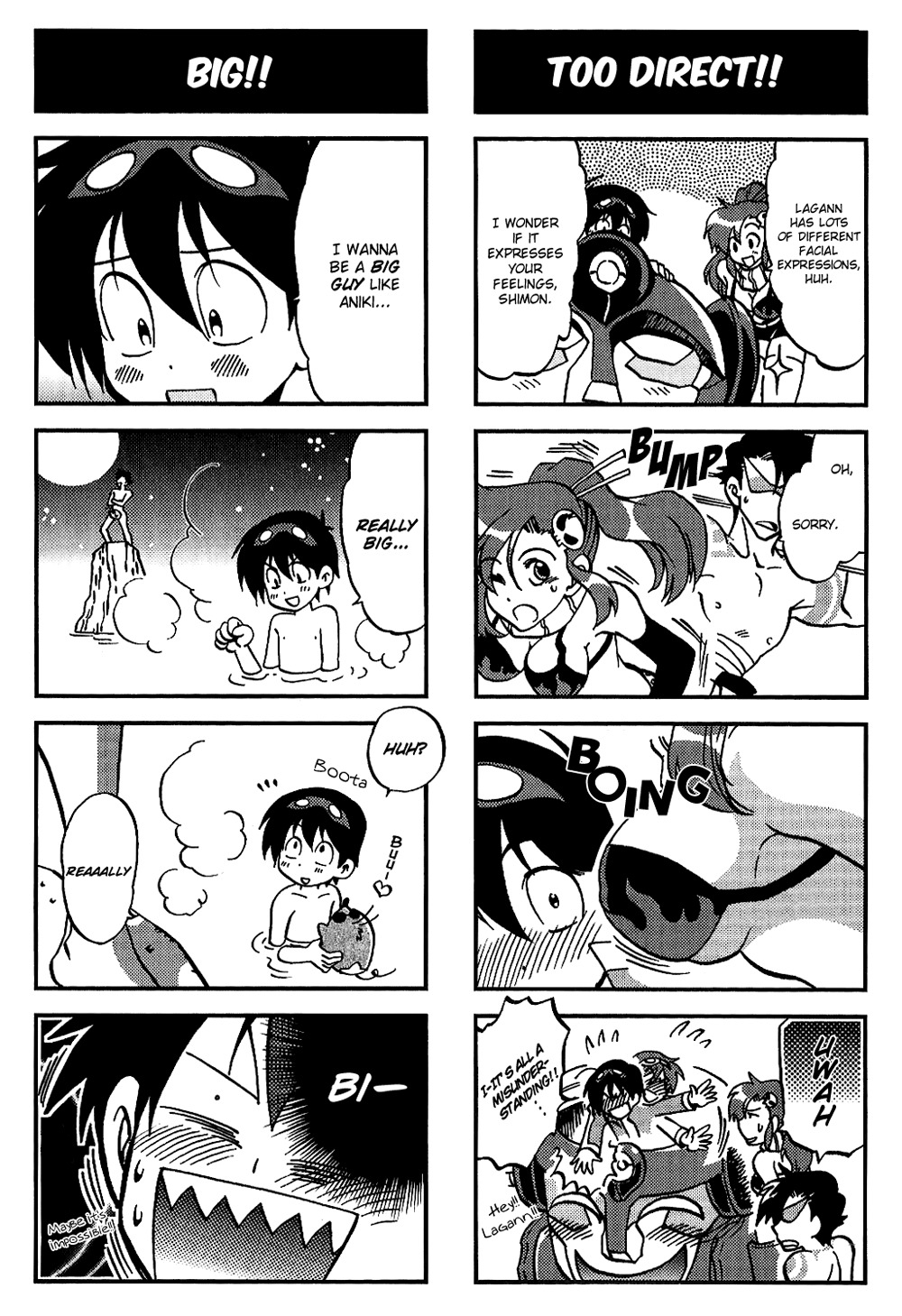 Tengen Toppa Gurren Lagann: Yoko no Obeso-hen Chapter 5 page 2 - Chapter 5: Adolescent Days
